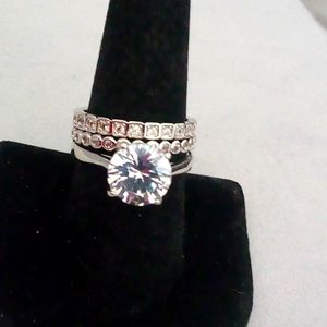 Cute set of stack rings Size 8